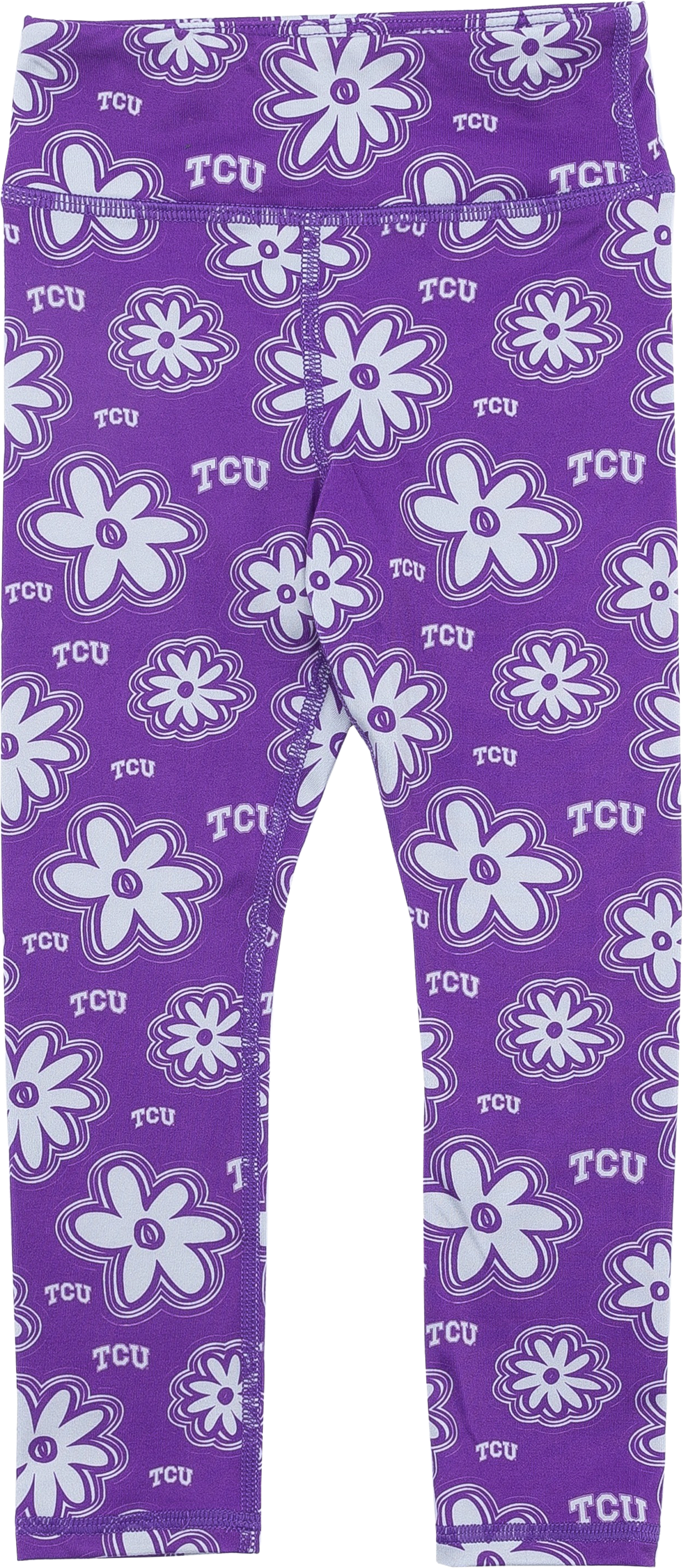 Texas Christian University Toddler Girl's Floral Leggings
