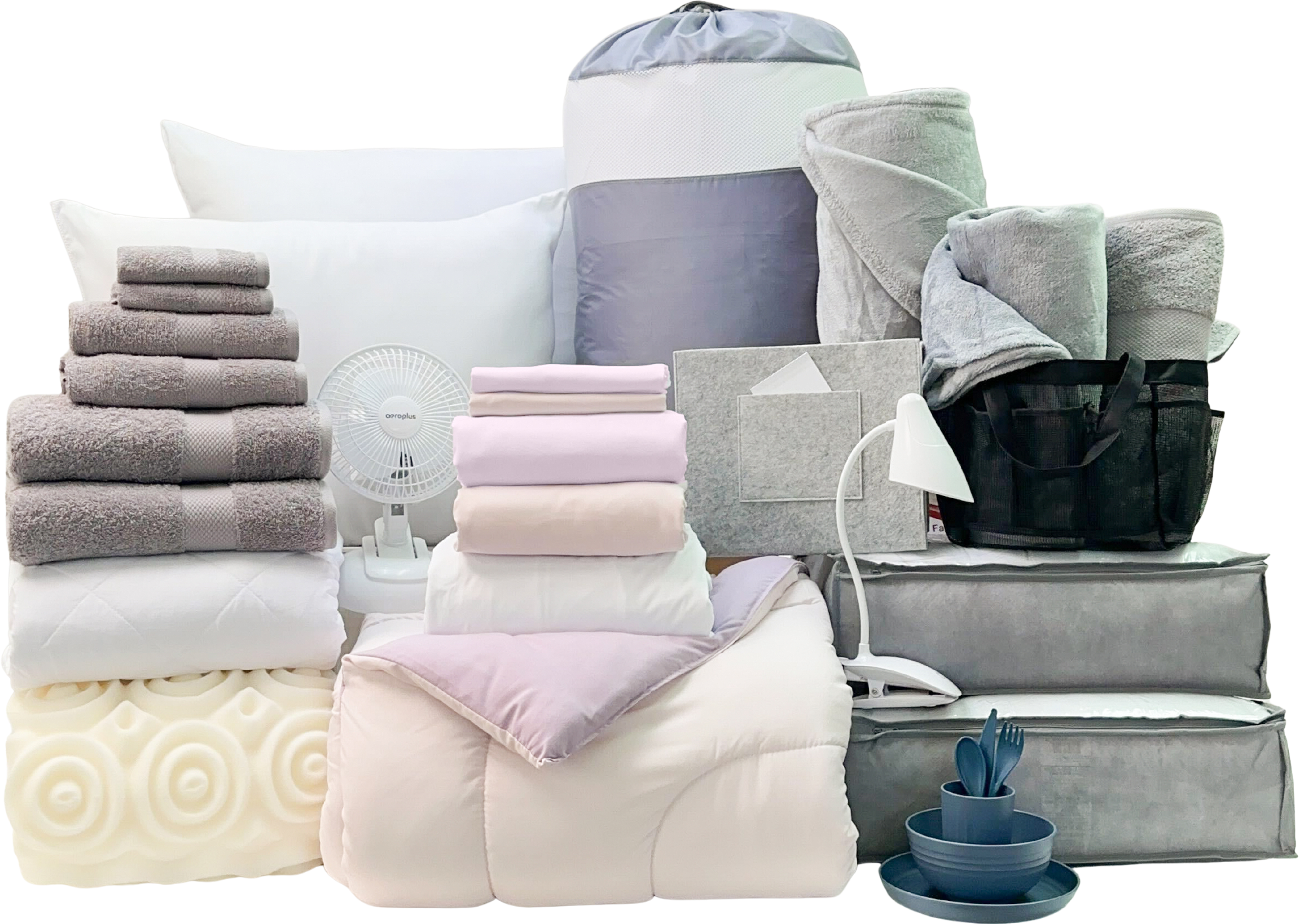 Complete 29pc Twin XL Bundle in Lavender Blush - SHIPS 8/1 FOR IN-STORE PICKUP ON FALL MOVE-IN WEEKEND.