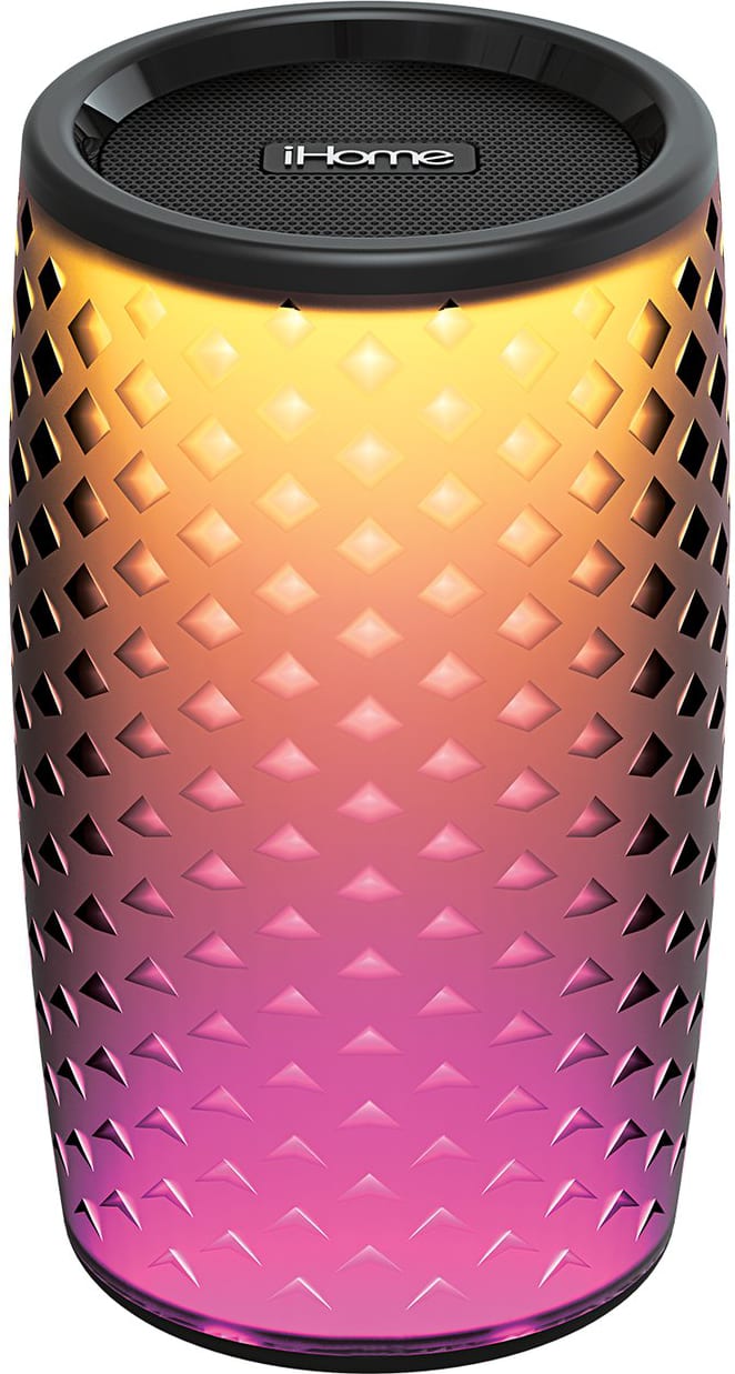 iHome IBT78B Color Changing Bluetooth Rechargeable Speaker with Speakerphone - ONLINE ONLY