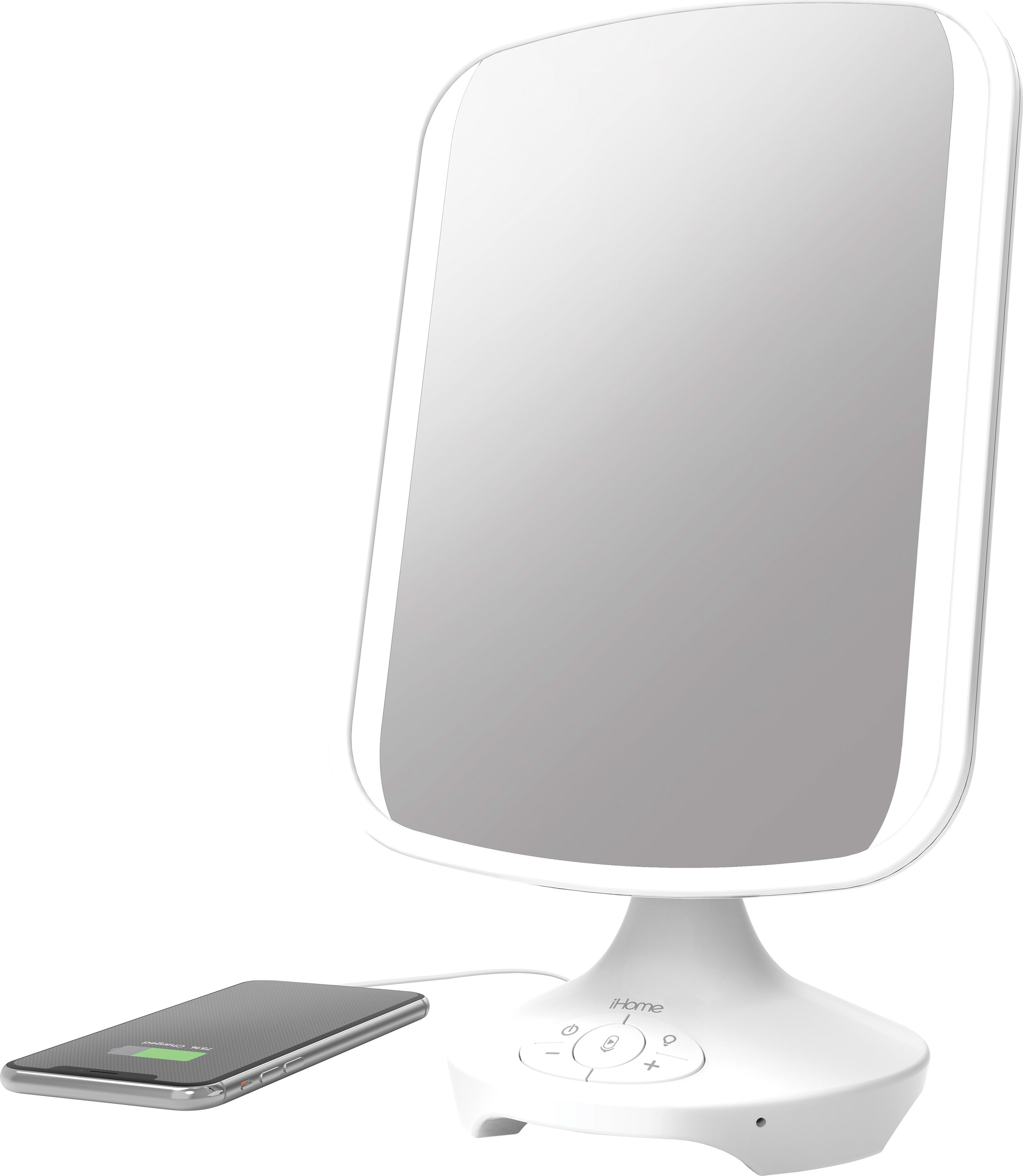 iHome REFLECT Bluetooth Vanity Speaker 10x13in, White