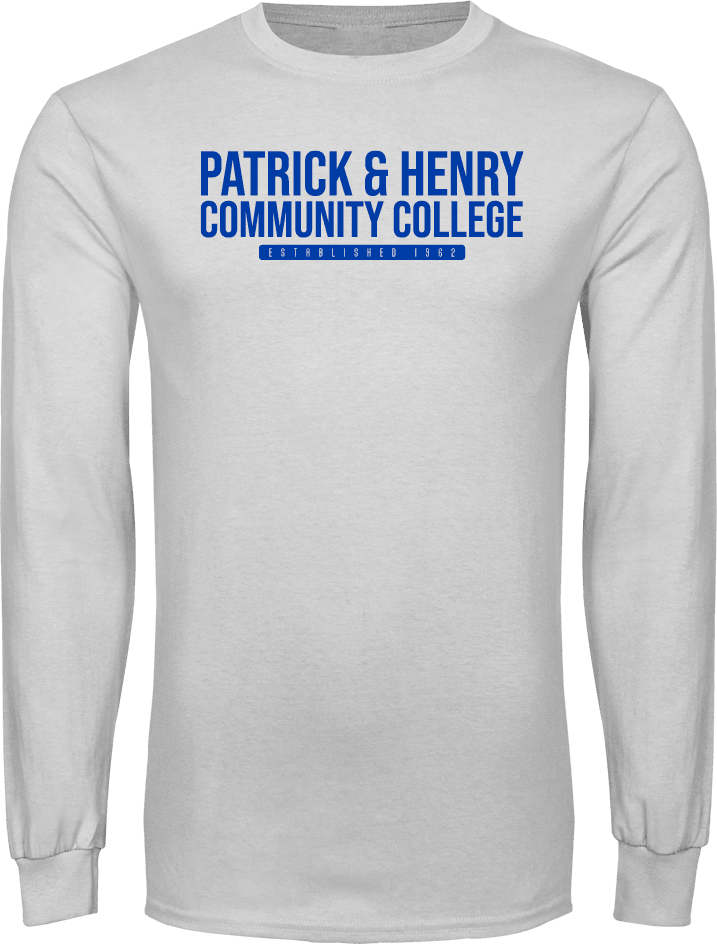 Patrick Henry Long Sleeve T Shirt Patrick and Henry Established -  ONLINE ONLY