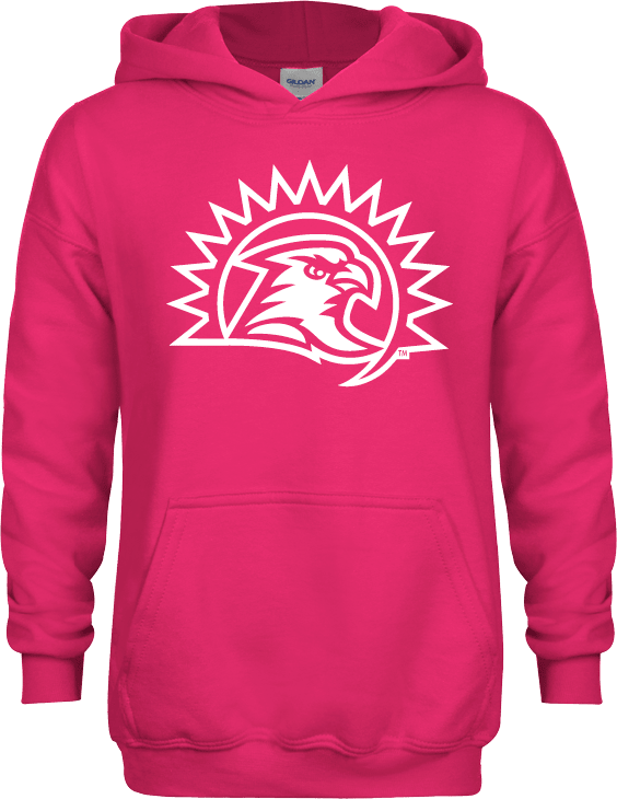 Fresno Pacific Youth Fleece Hoodie Sunbird Head - ONLINE ONLY
