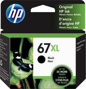 HP 67XL Black Ink Cartridge - ONLINE ONLY