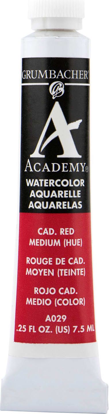 Academy Watercolor Cadmium Red Medium 7.5Ml