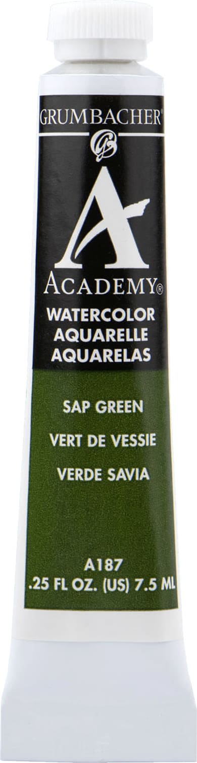 Academy Watercolor Sap Green 7.5ML
