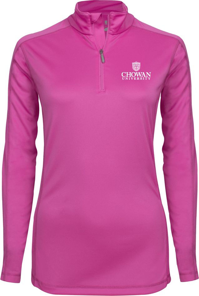 Chowan Syntrel Womens Interlock 1/4 Zip Primary Mark - ONLINE ONLY