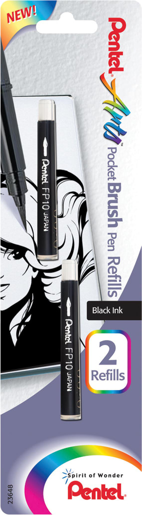 POCKET BRUSH REFILL 2/PACK