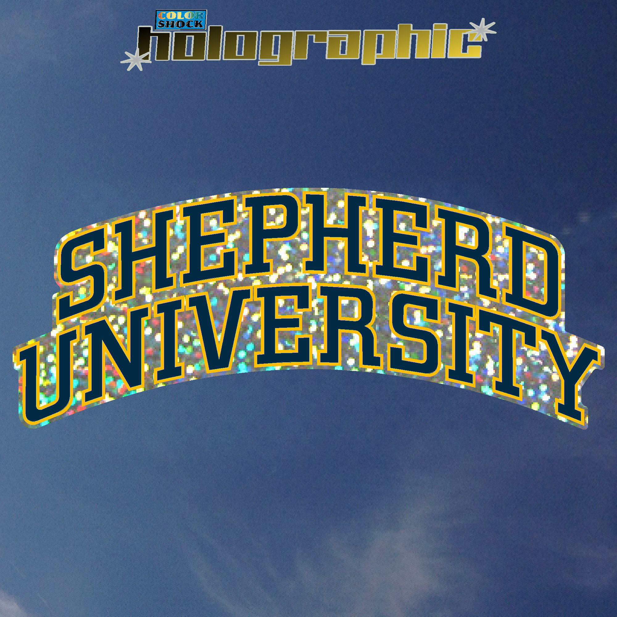 Shepherd University Decal Hologram Stand