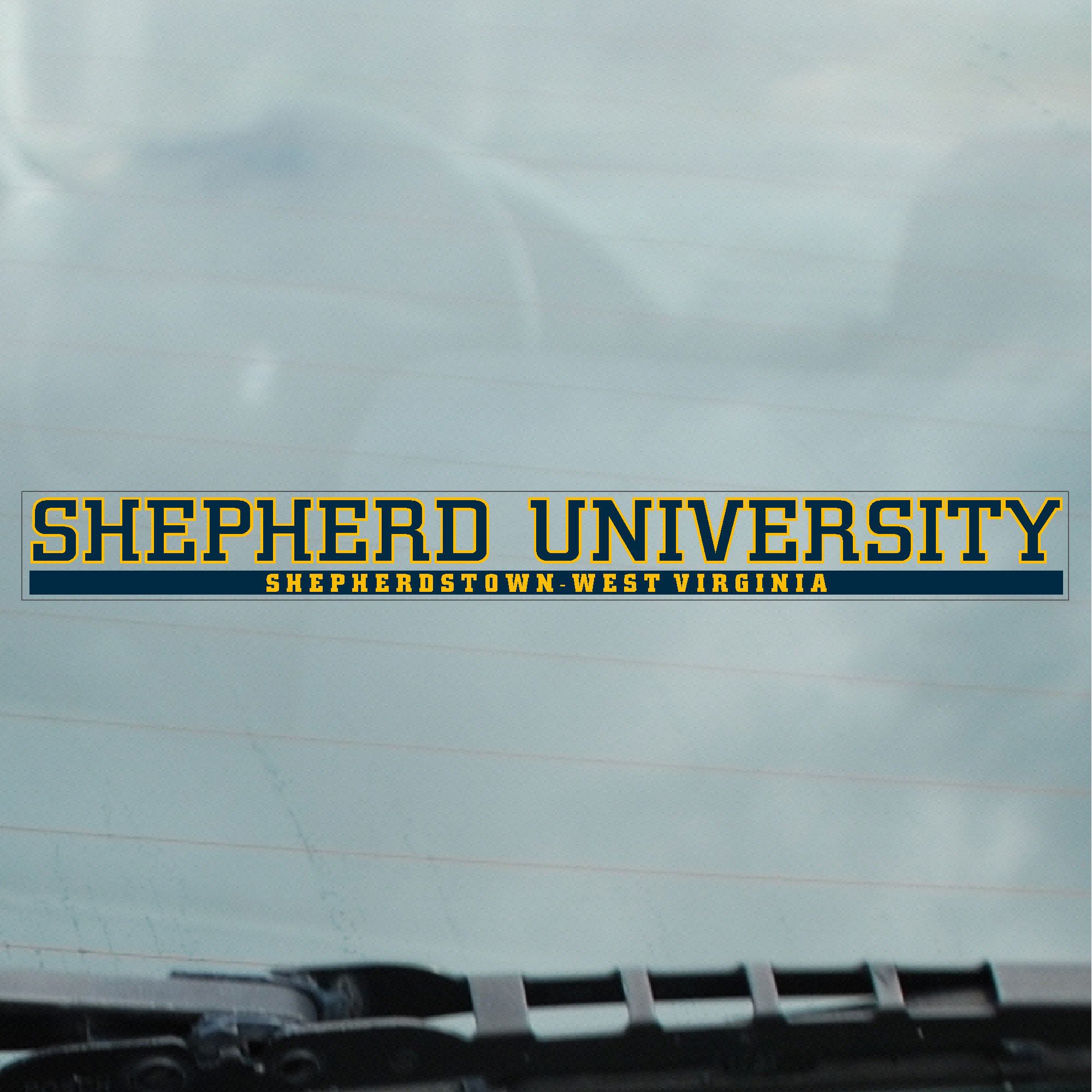 Shepherd University Strip Decal