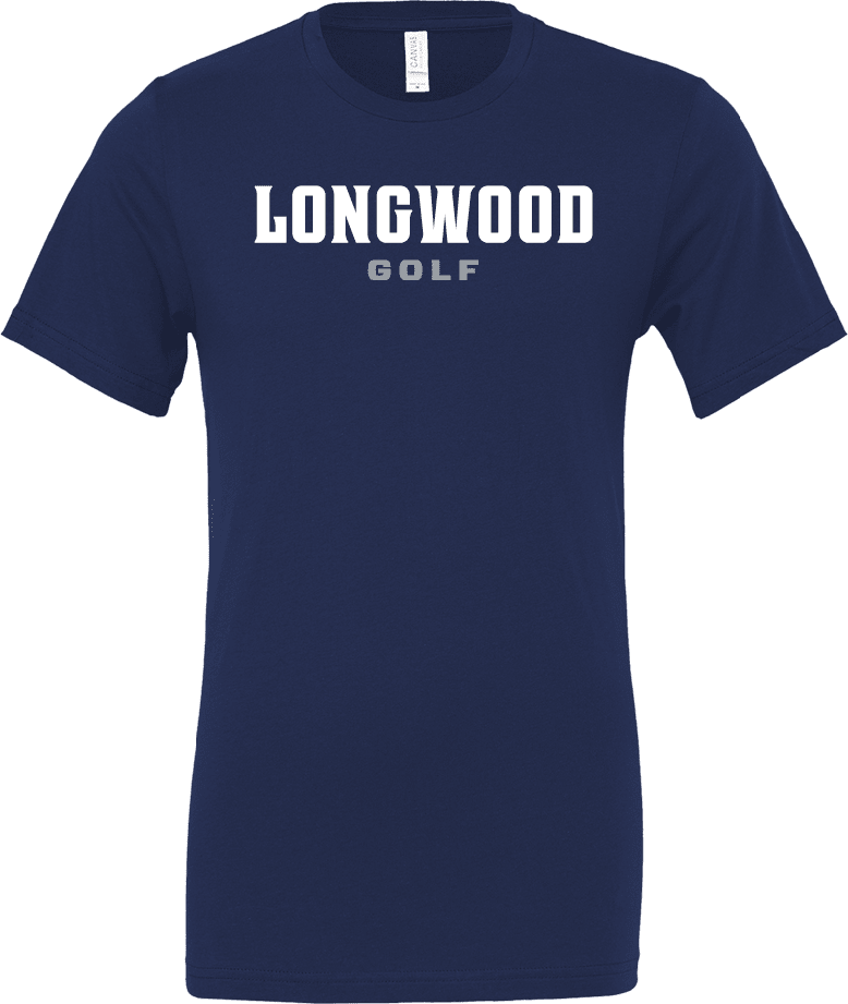 Longwood Bella + Canvas Jersey Cotton T Shirt Longwood Golf Wordmark - ONLINE ONLY