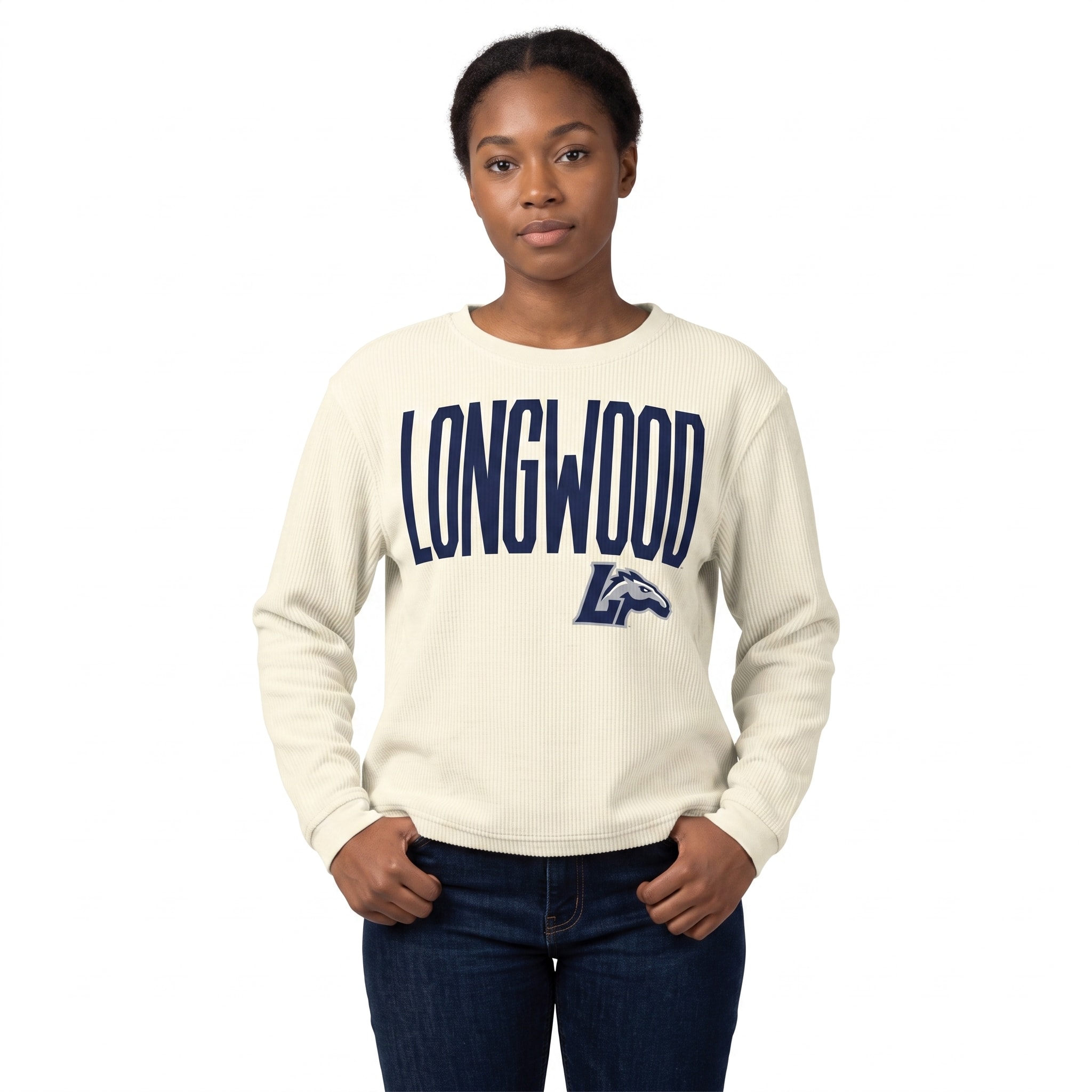 Longwood University Women's Oversized Crewneck Sweatshirt