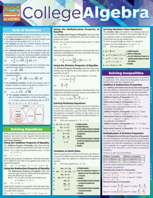 COLLEGE ALGEBRA - New (SKU: 15767219)