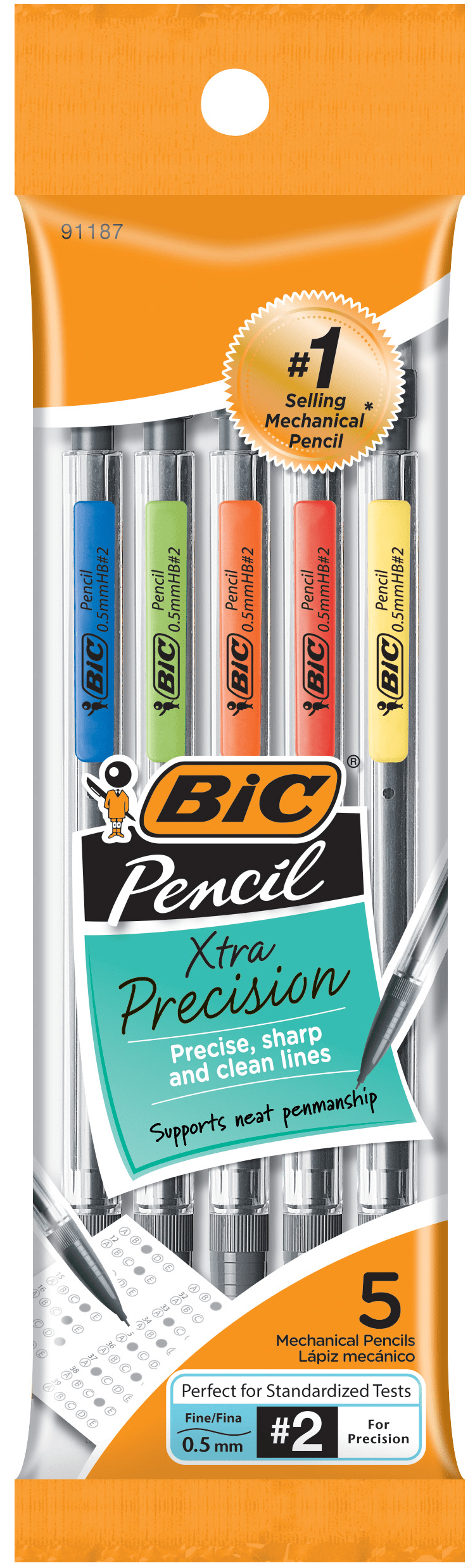 MECH PENCIL .5MM 5PK BIC - New (SKU: 39178)
