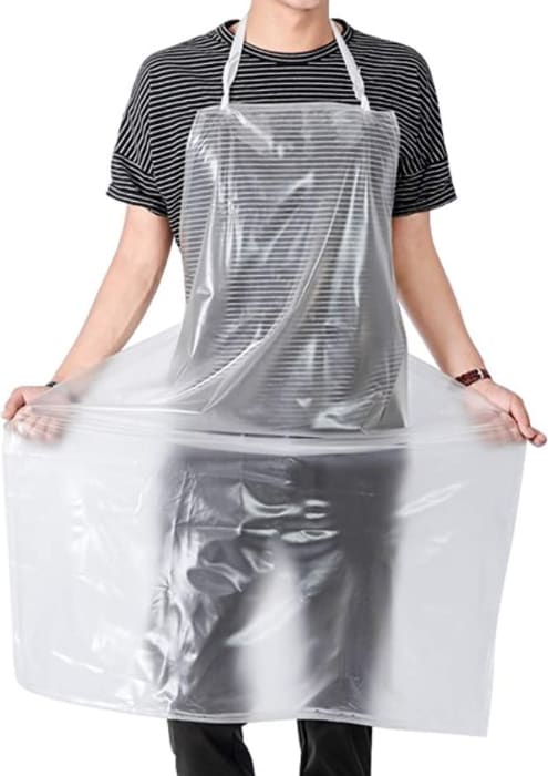 Clear Lab Apron 27x42 4mil - New (SKU: 8647458)