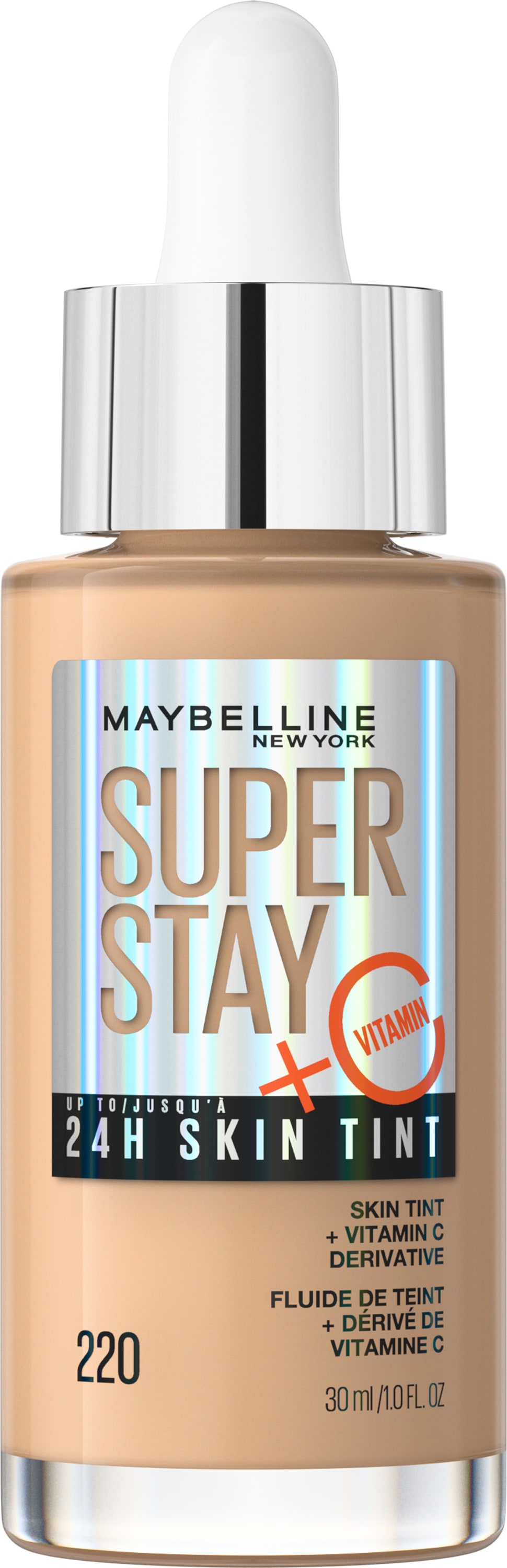 MAYBELLINE SPR STAY FND GLO TINT #220