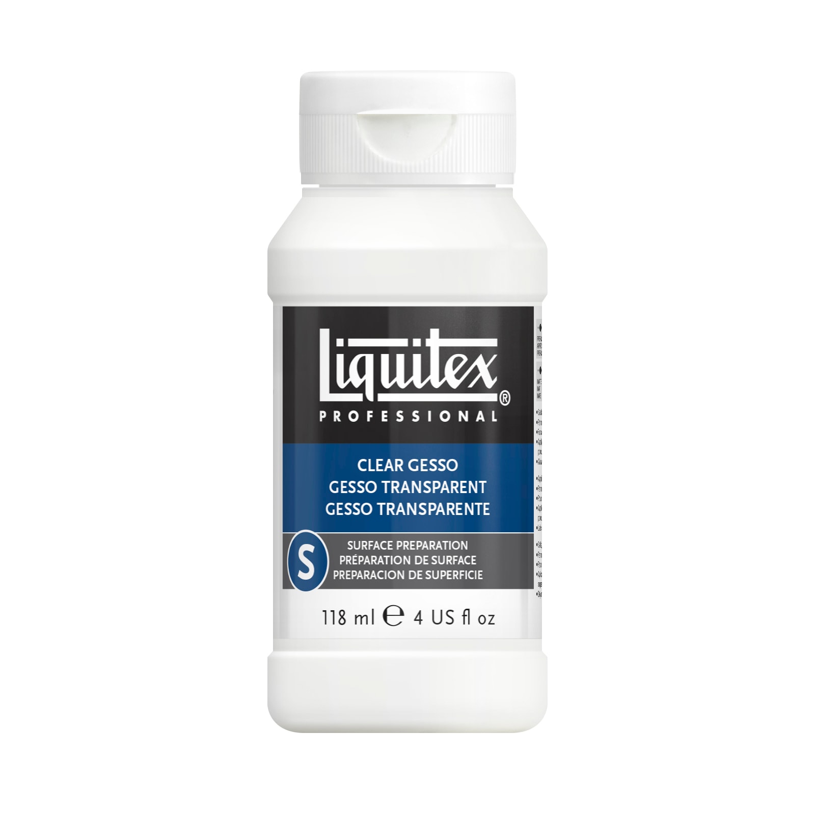 4 OUNCE ACRYLIC CLEAR GESSO