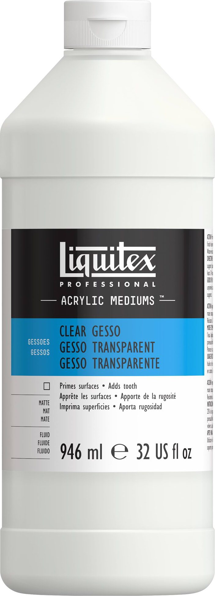ACRYLIC CLEAR GESSO 32OZ