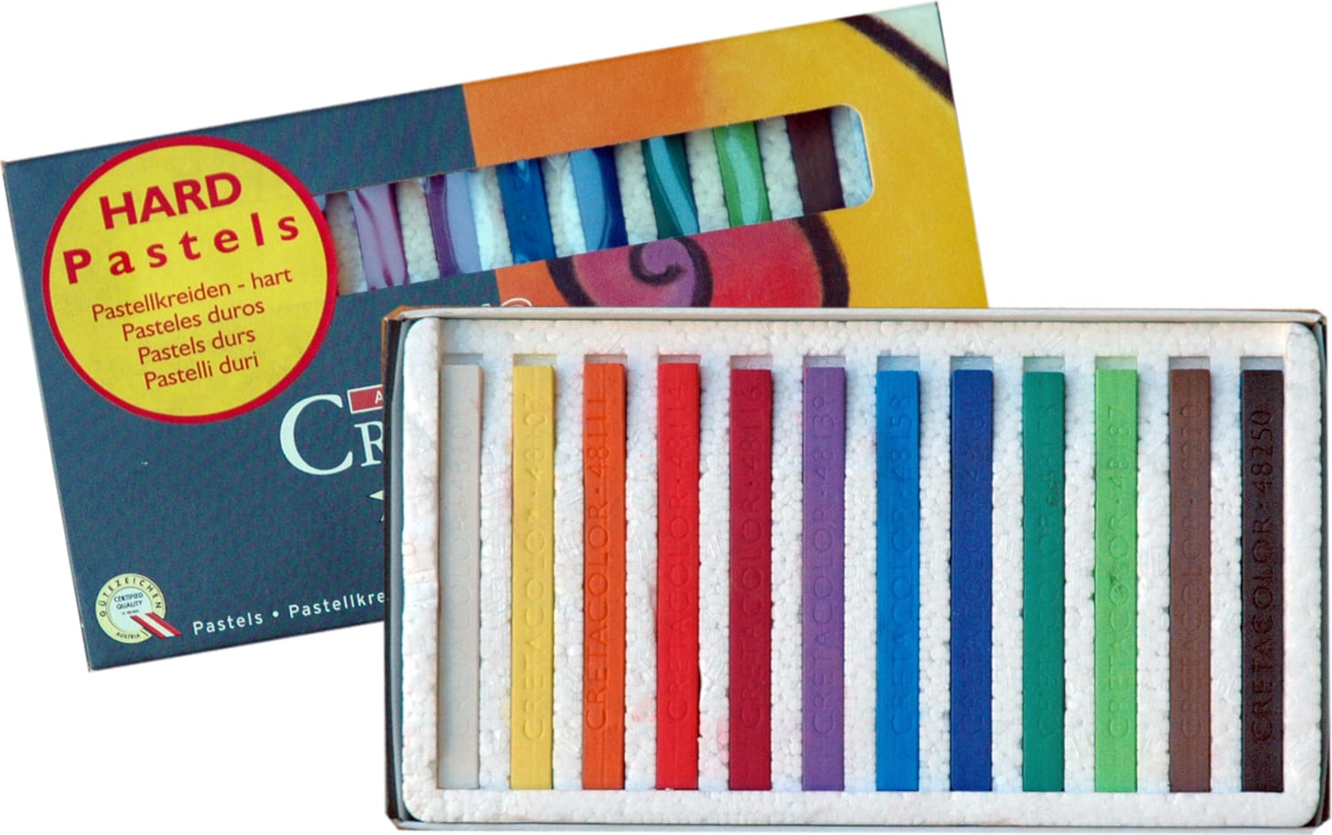 CARRE HARD PASTEL TIN SET OF 12 COLORS