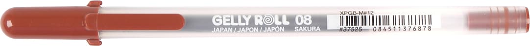 GELLYROLL PEN MED BROWN