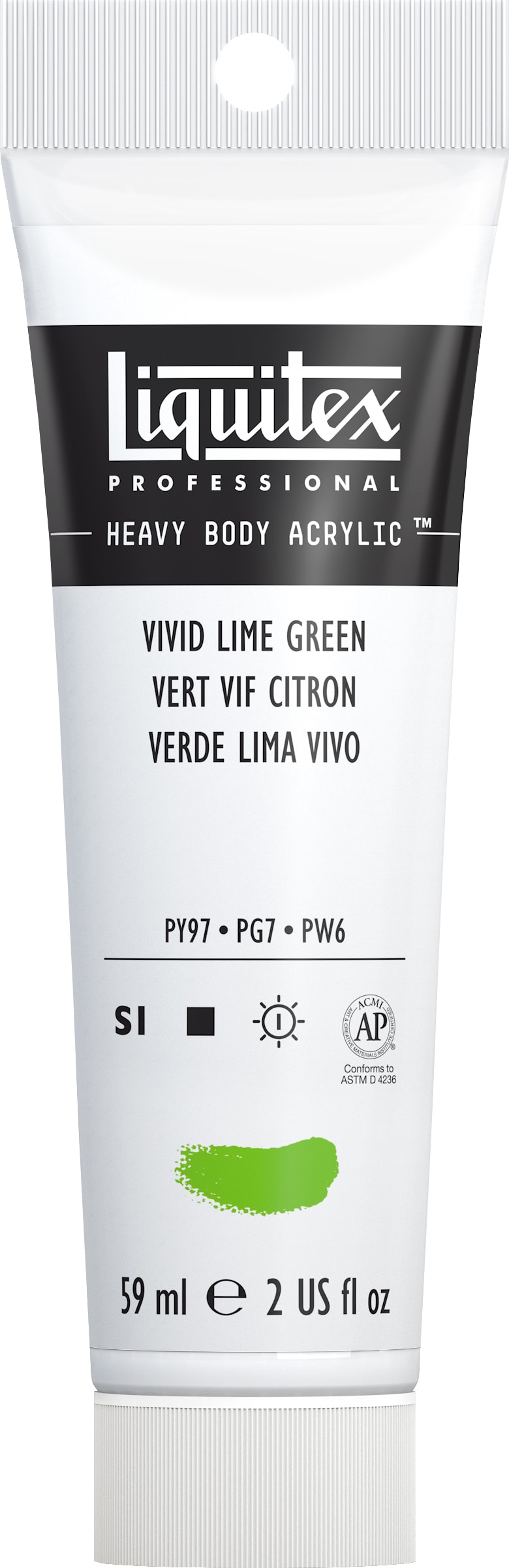 Heavy Body Acrylic 2oz Vivid Lime Green