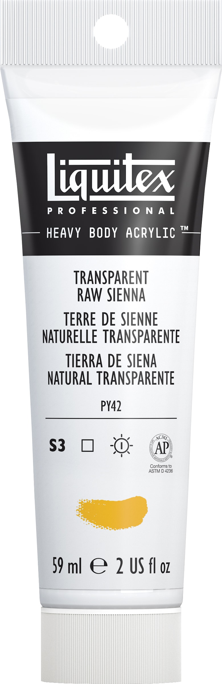 Heavy Body Acrylic 2oz Transparent Raw Siena