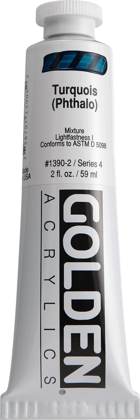 Heavy Body Acrylic Turquoise Pthalo 2 oz