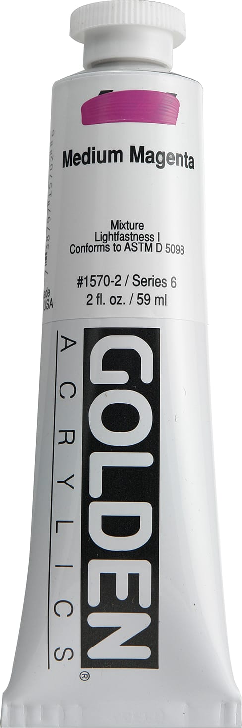 Heavy Body Acrylic Medium Magenta 2 oz