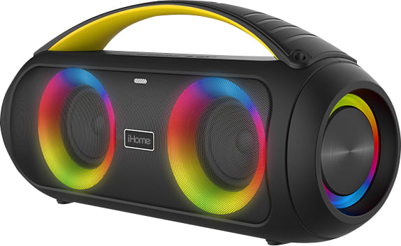 iHome Splashproof Boombox Bluetooth Speaker with FM Radio,