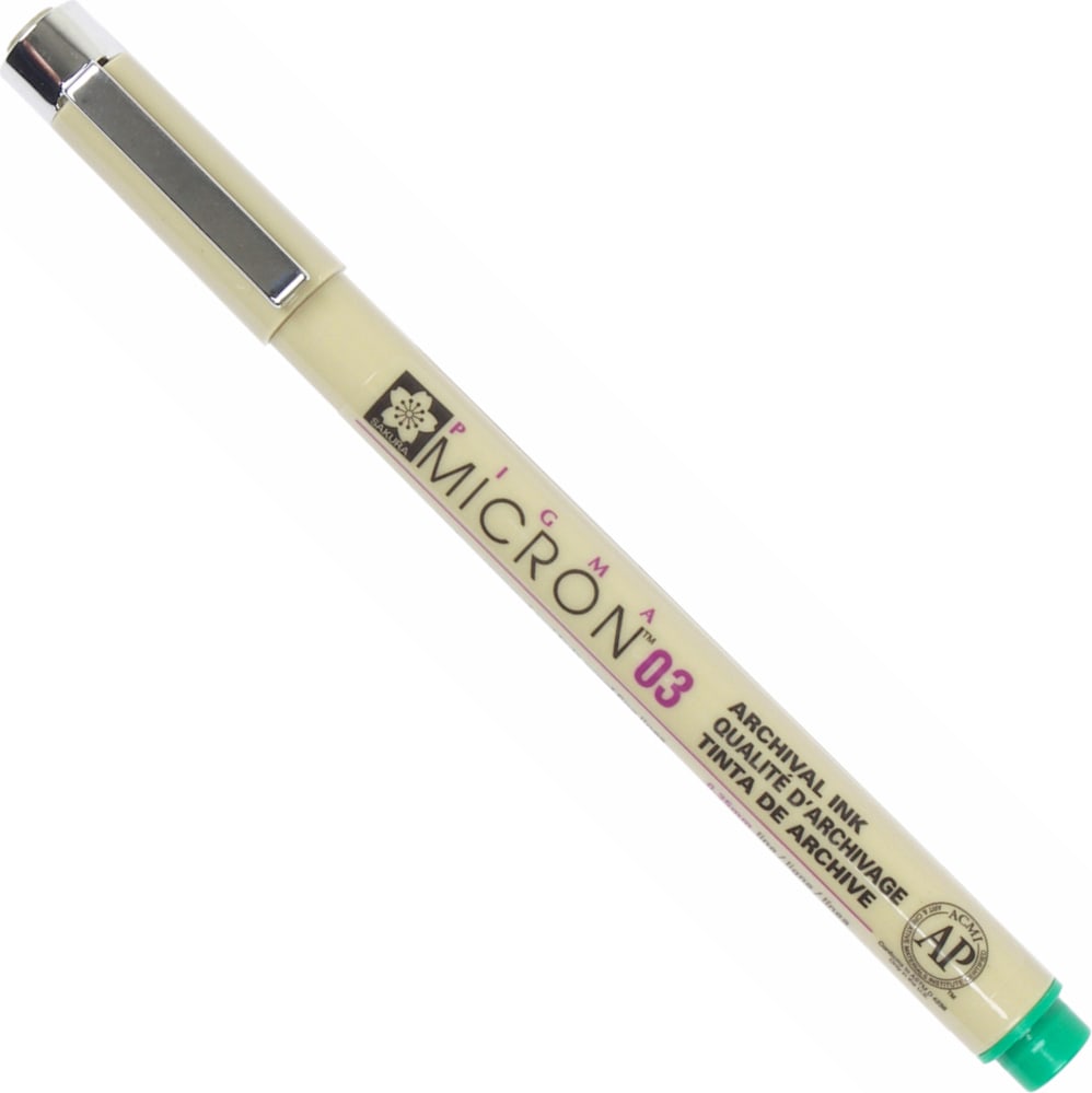 MICRON PEN .35MM GREEN