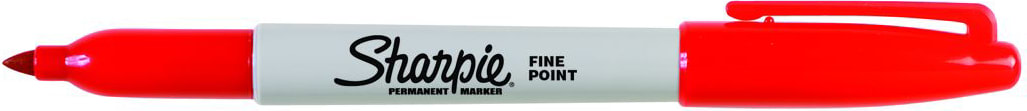 SHARPIE FINE RED