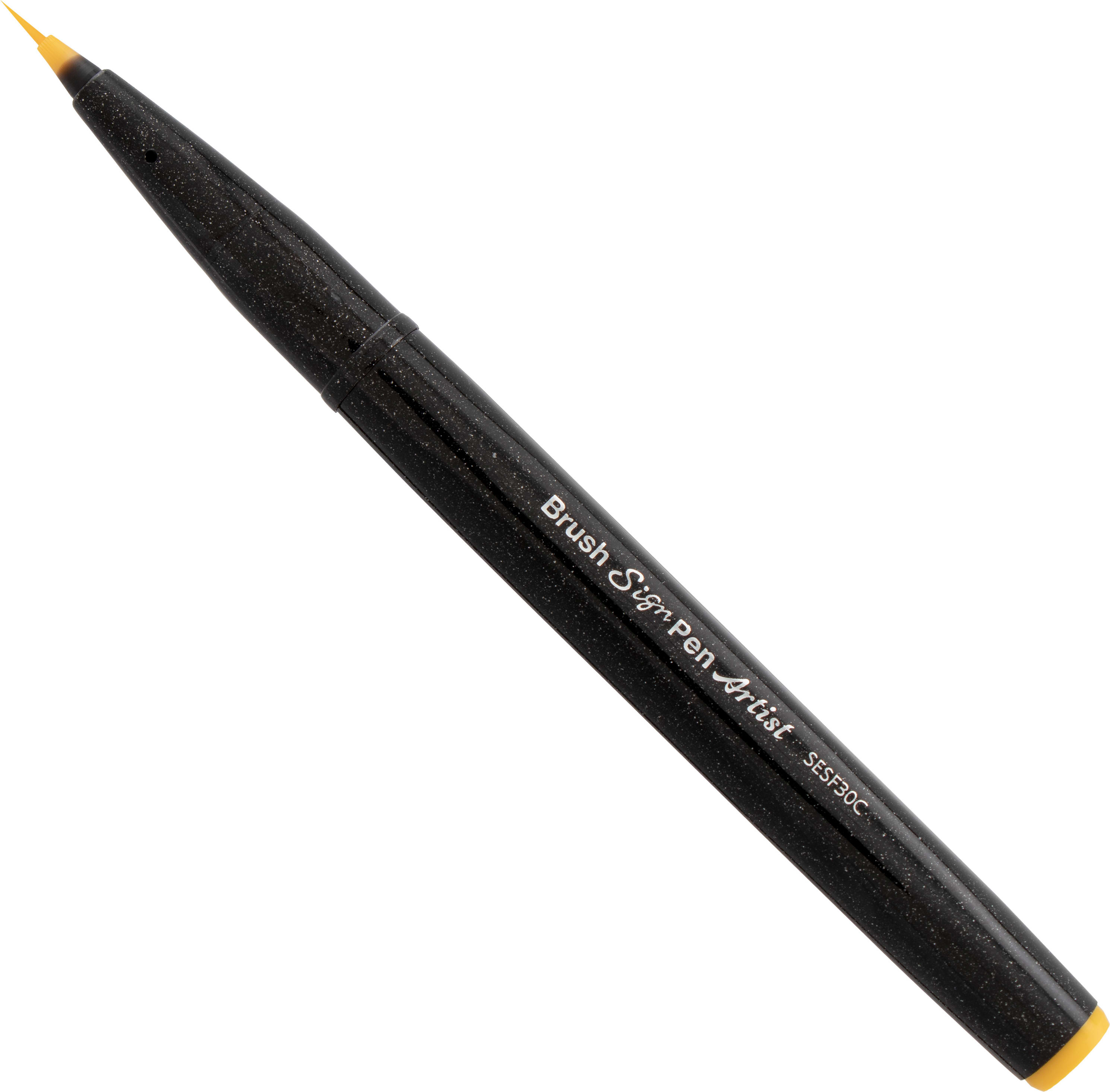SIGN PEN MICRO BRUSH YELLOW