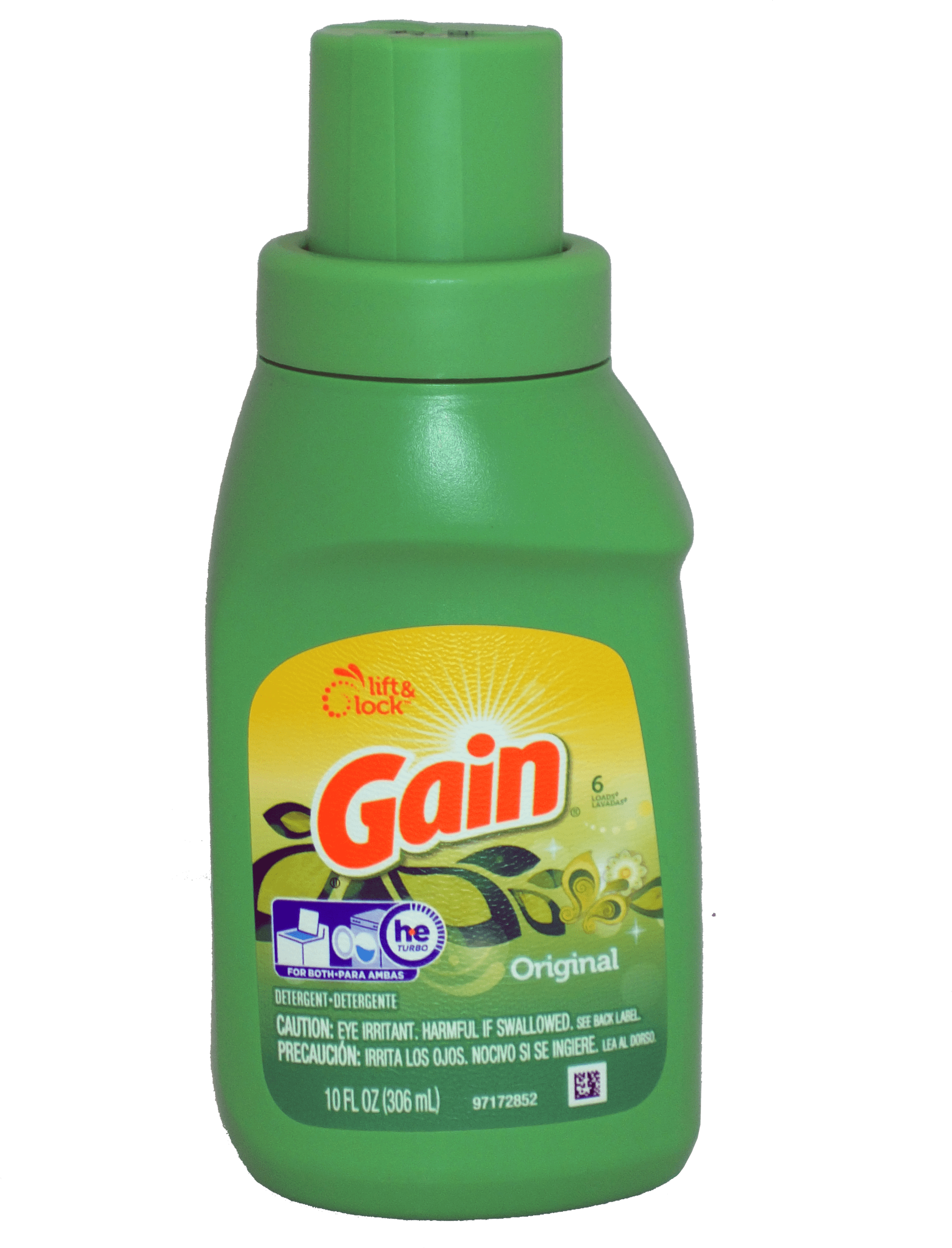 GAIN 10OZ DETERGENT 6 LOADS