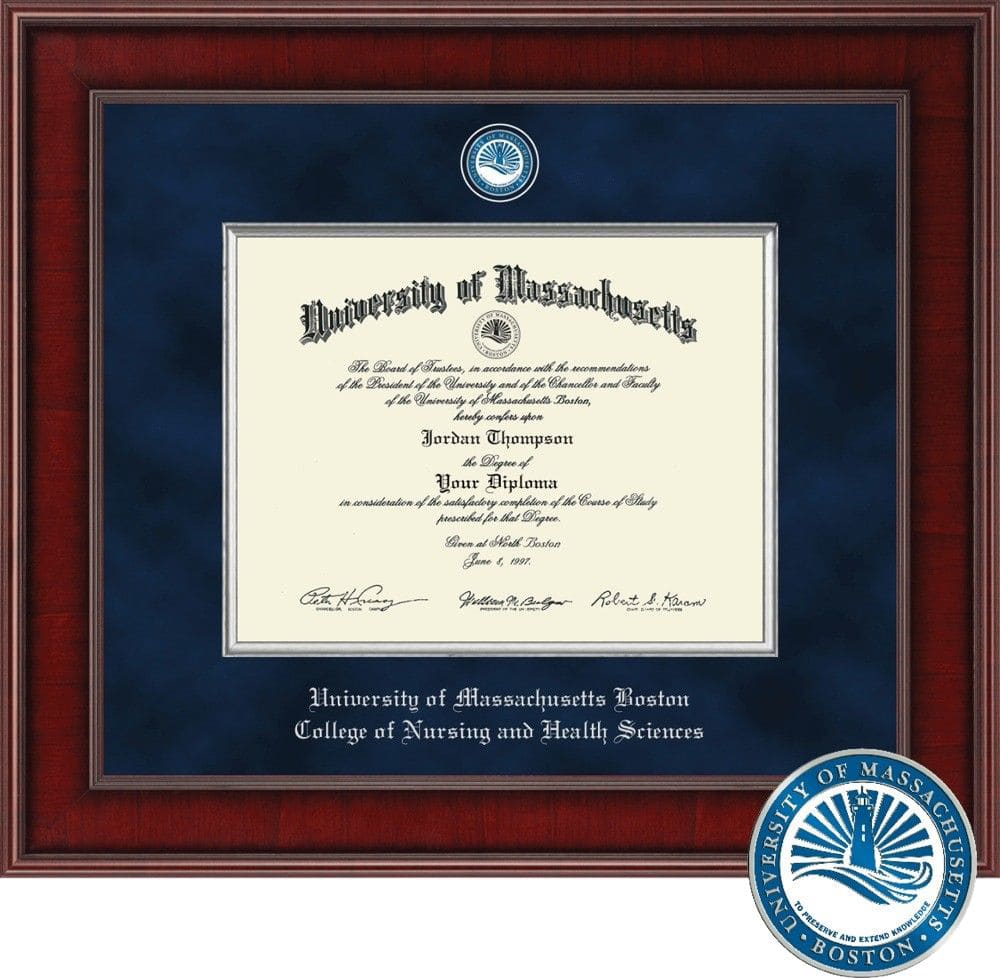 Church Hill Classics Presidential, College of Nursing Health Sciences, 8.5x11 Bachelors, Masters, PhD Diploma Frame
