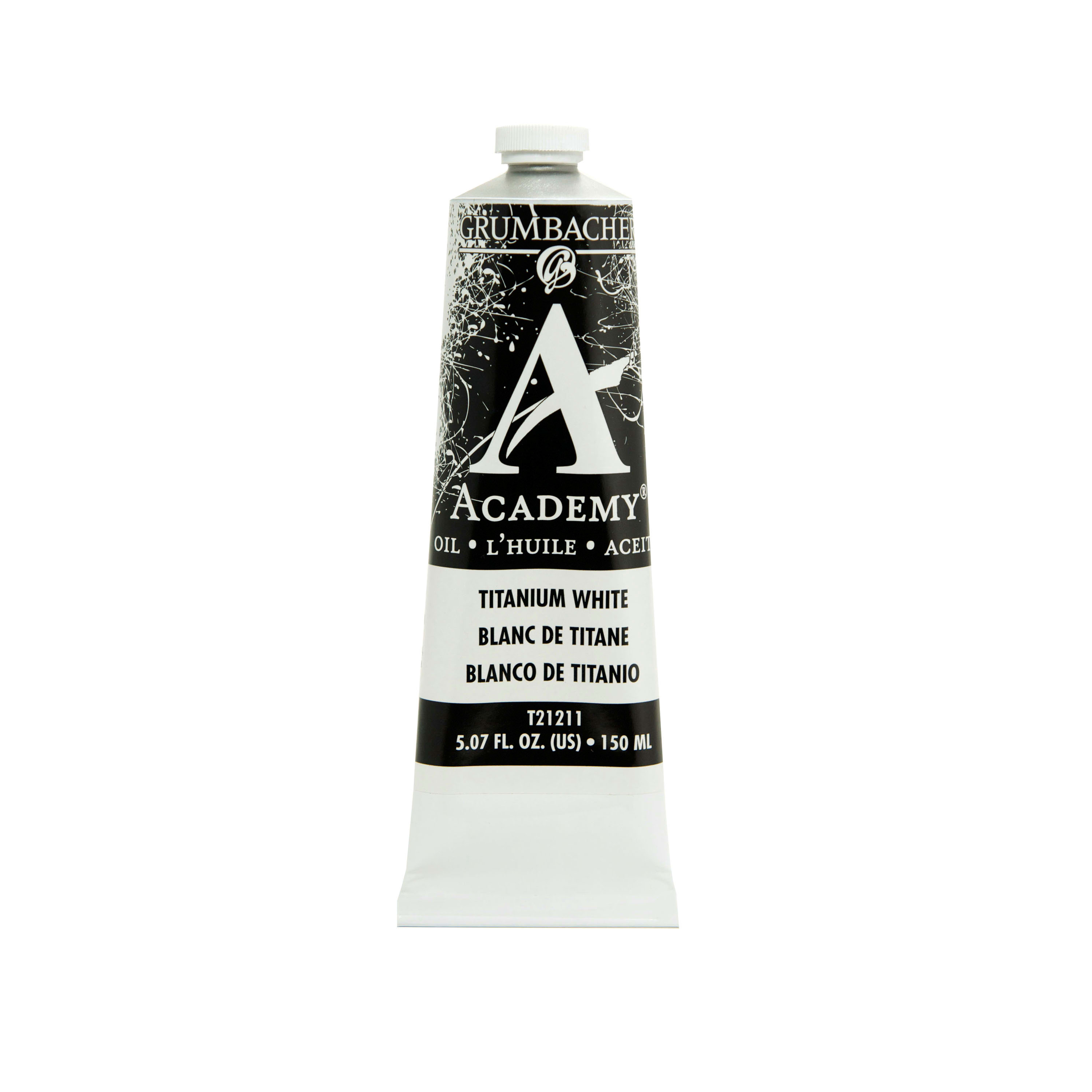 ACADEMY OIL 150ML TITANIUM WHITE