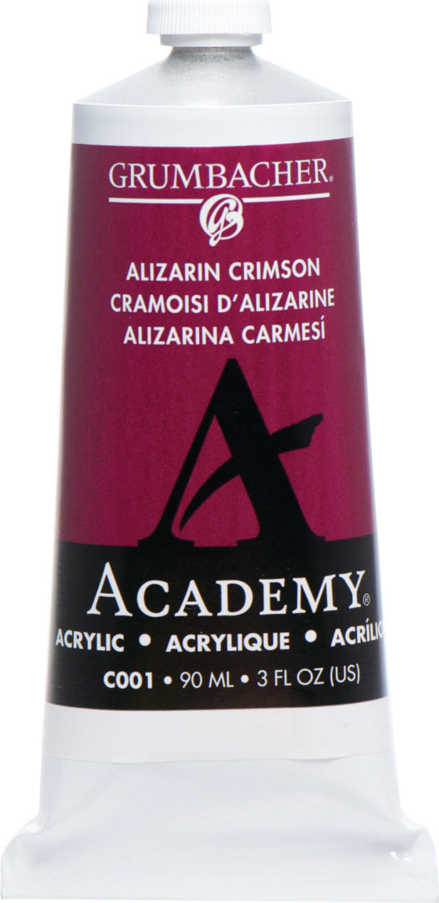 ACADEMY ACRYLIC 90ML ALIZARIN CRIMSOM