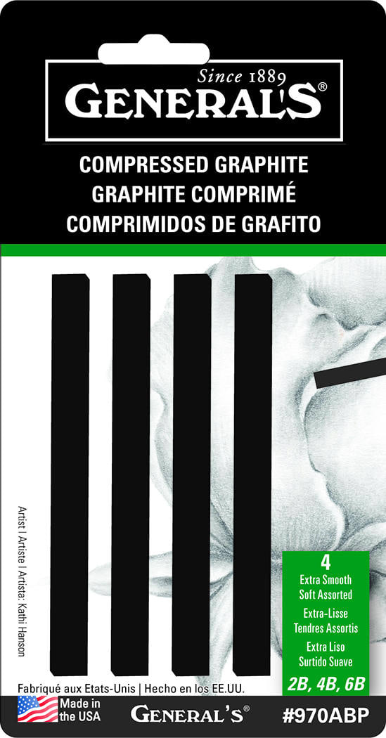 GRPHTE ART STICKS AST 4PK