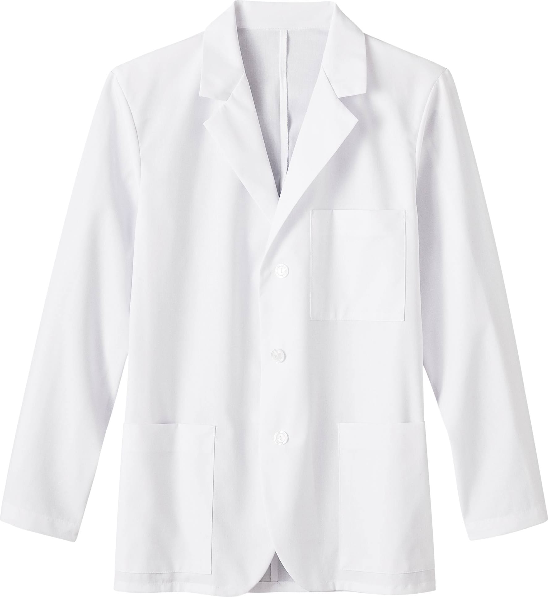 Men's 30 Inch Consultation Coat White XL