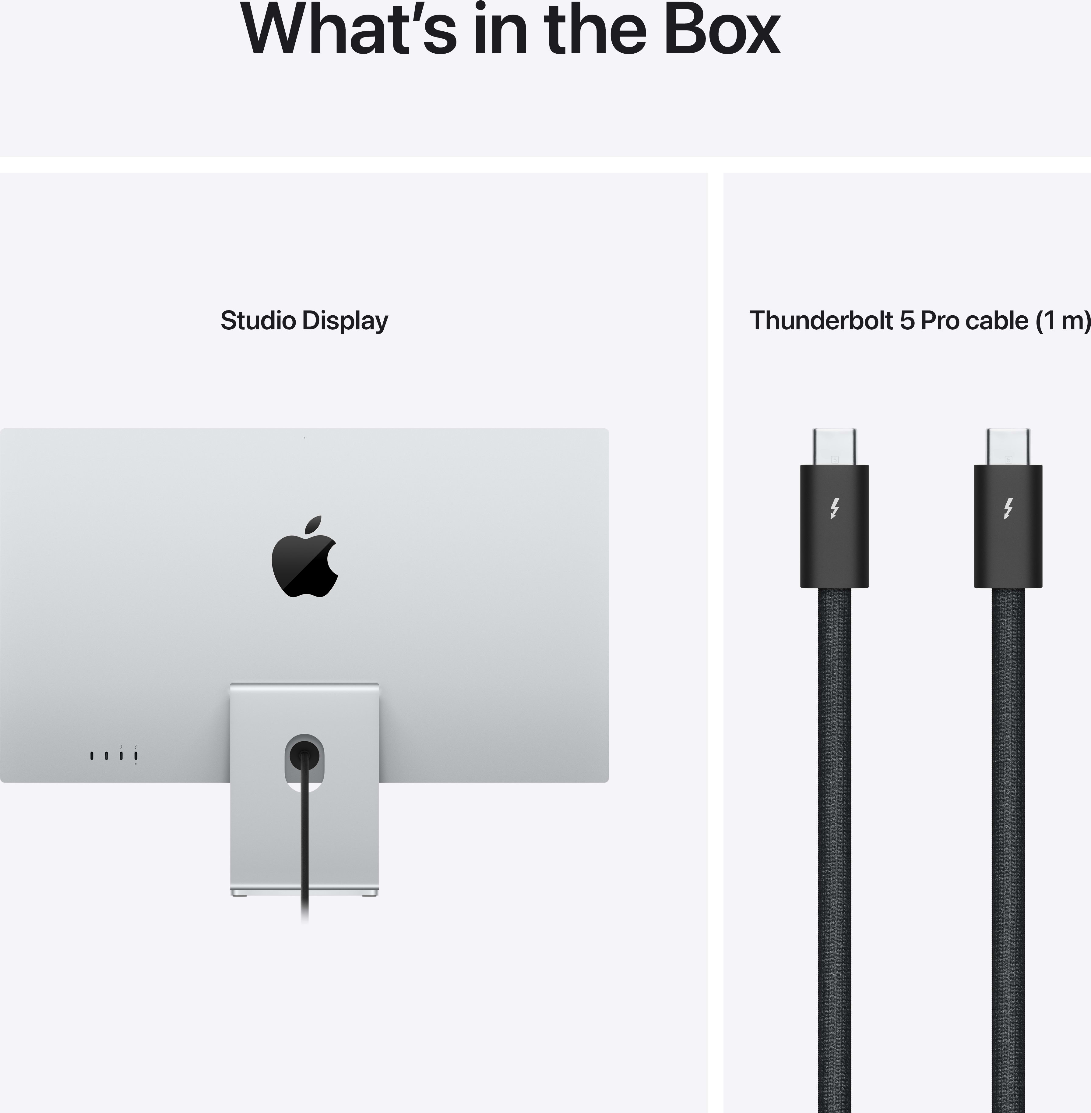 Apple Studio Display - Nano-texture glass - Tilt- and height-adjustable stand