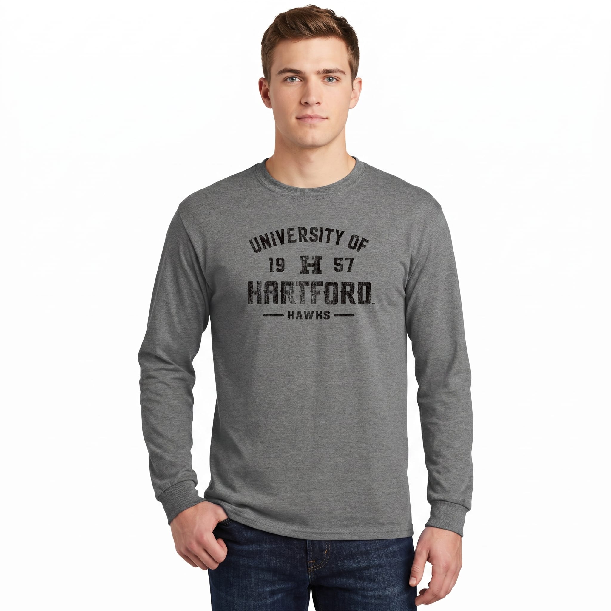 University of Hartford Hawks Long Sleeve T-Shirt