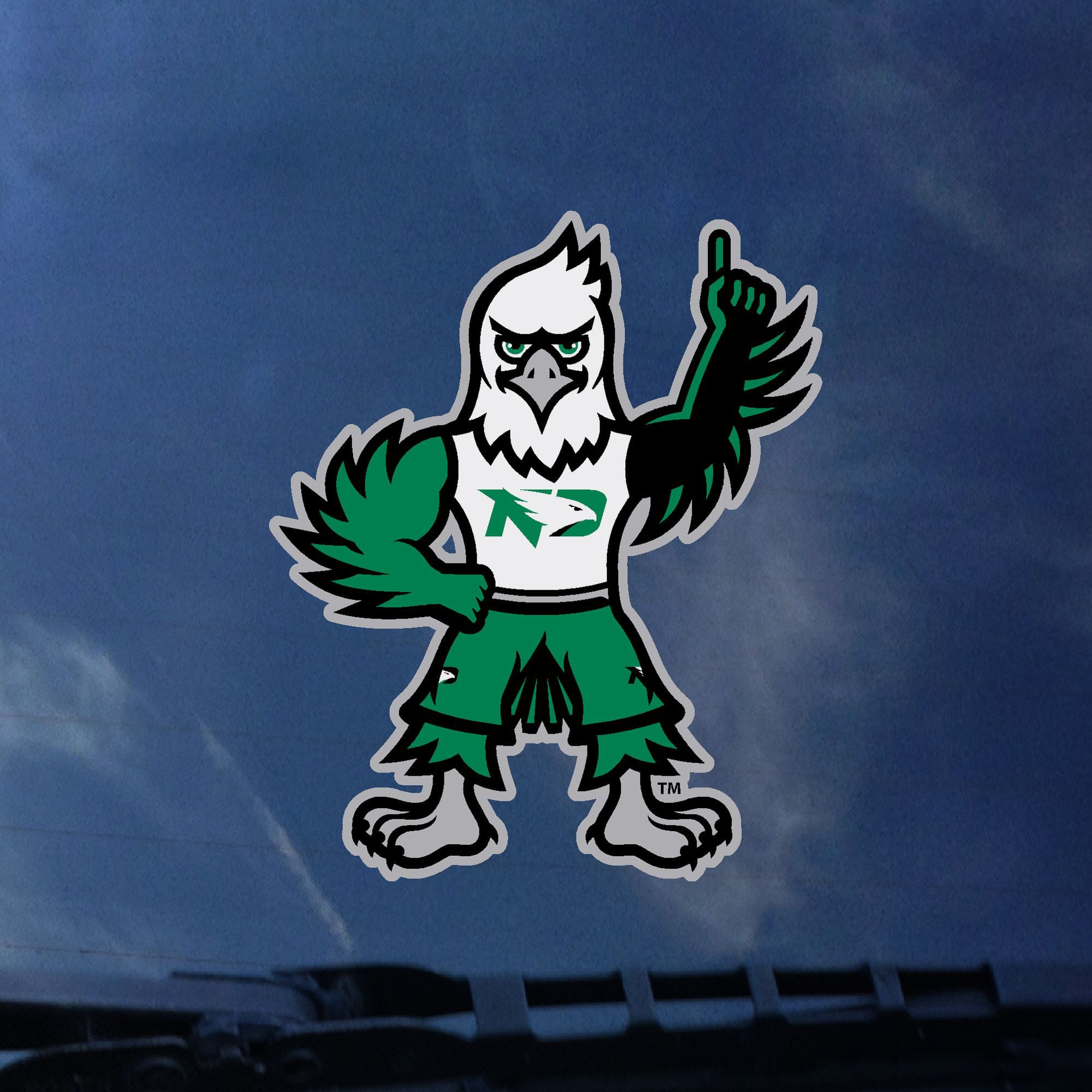 University of North Dakota Fighting Hawks Decal