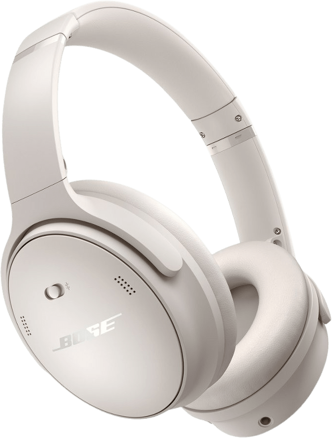 Bose QuietComfort Wireless Noise Cancelling Over-the-Ear Headphones (White Smoke) - ONLINE ONLY