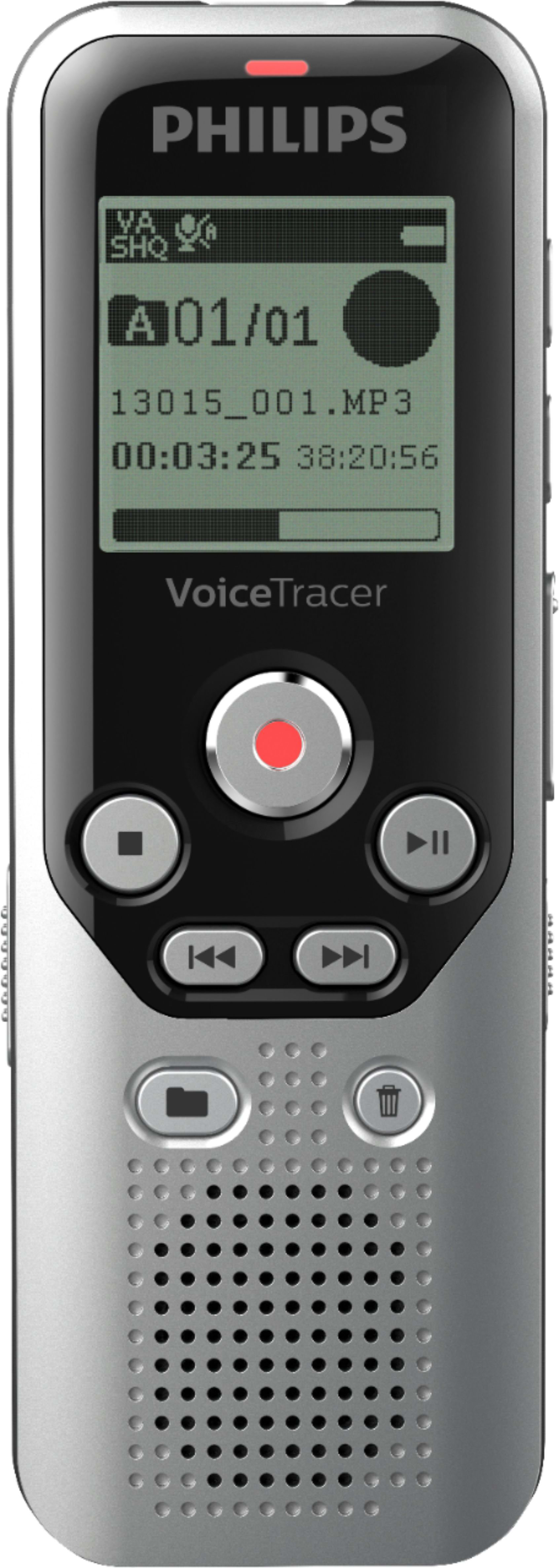 Philips VoiceTracer 1250 Audio Voice Recorder - ONLINE ONLY