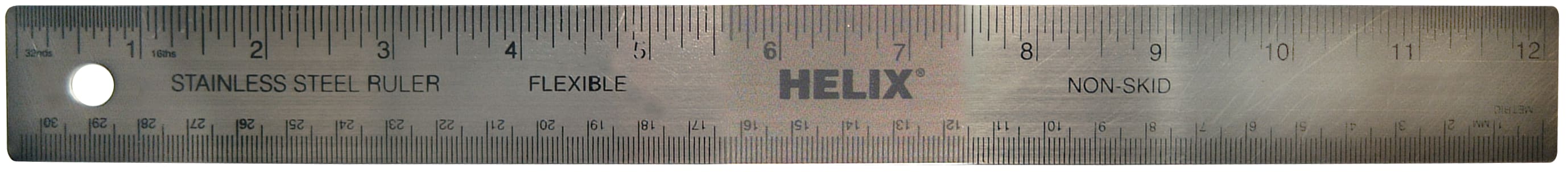 RULER STAINLESS STEEL CORKBACK 12 INCH