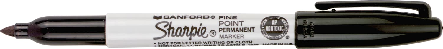 MARKR/BLK FINE SHARPIE