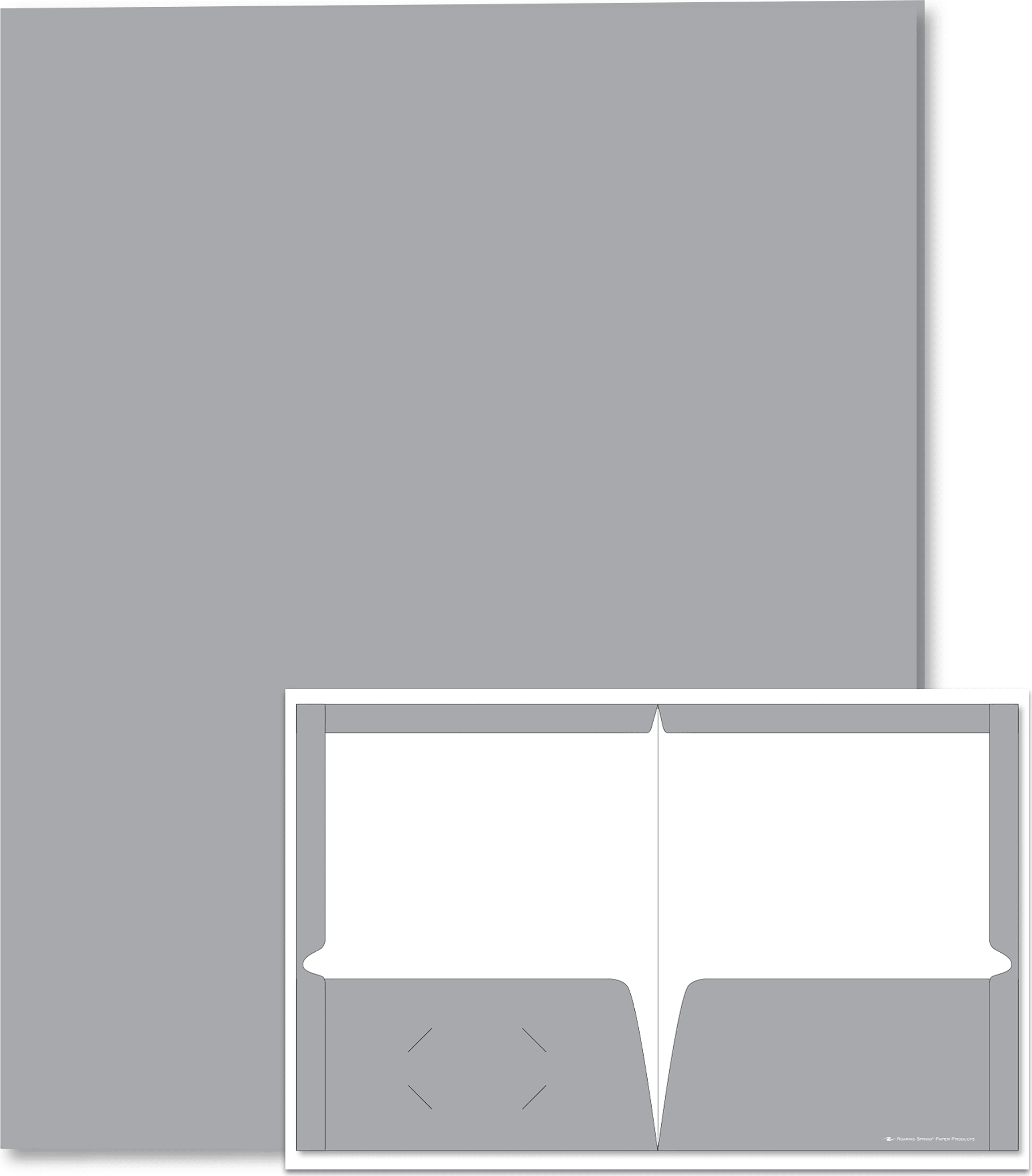 PORTFOL 2PKT LAM SILVER