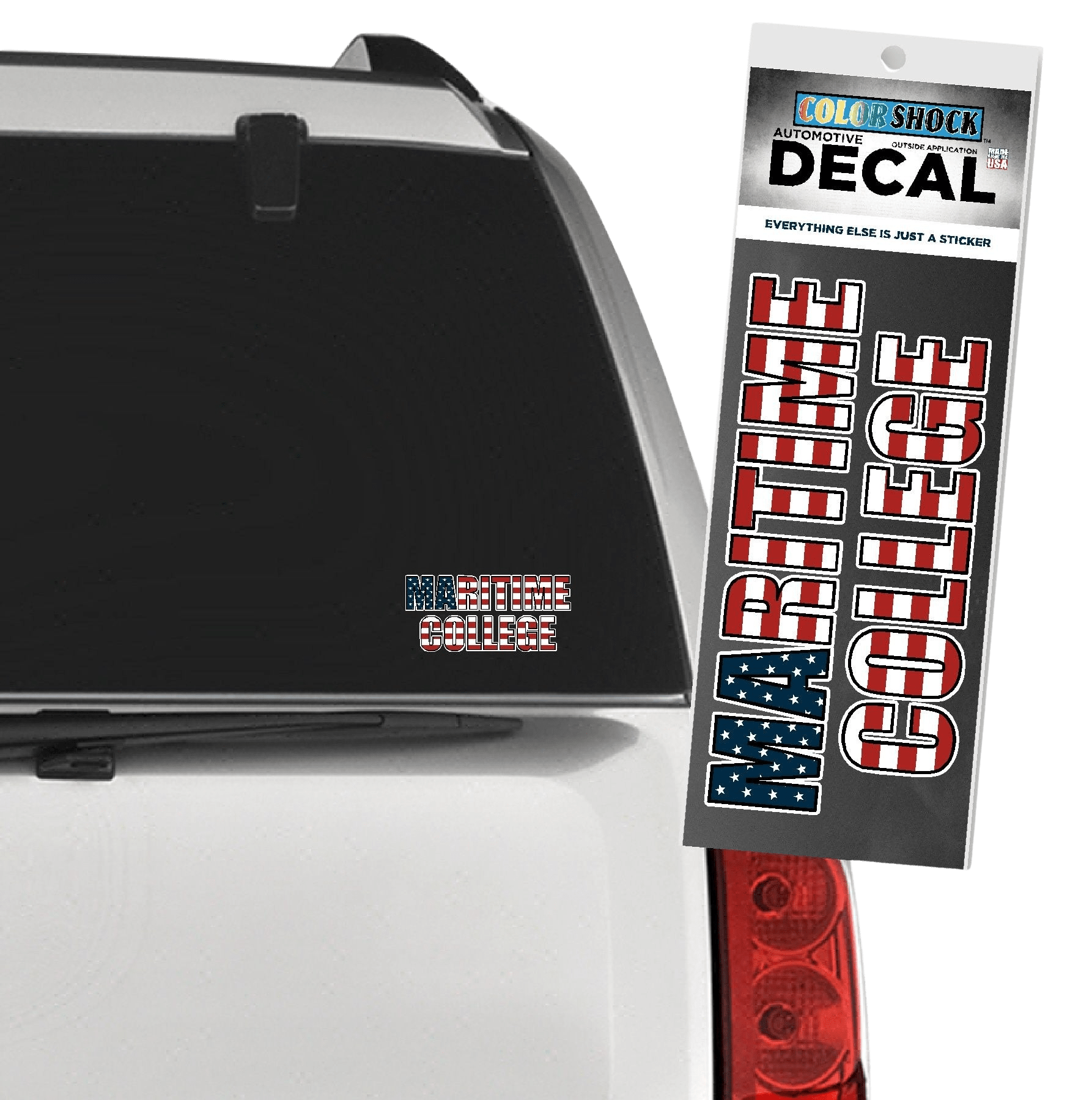 SUNY Maritime College Color Shock Decal