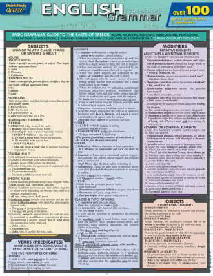 ENGLISH GRAMMER QUIZZER