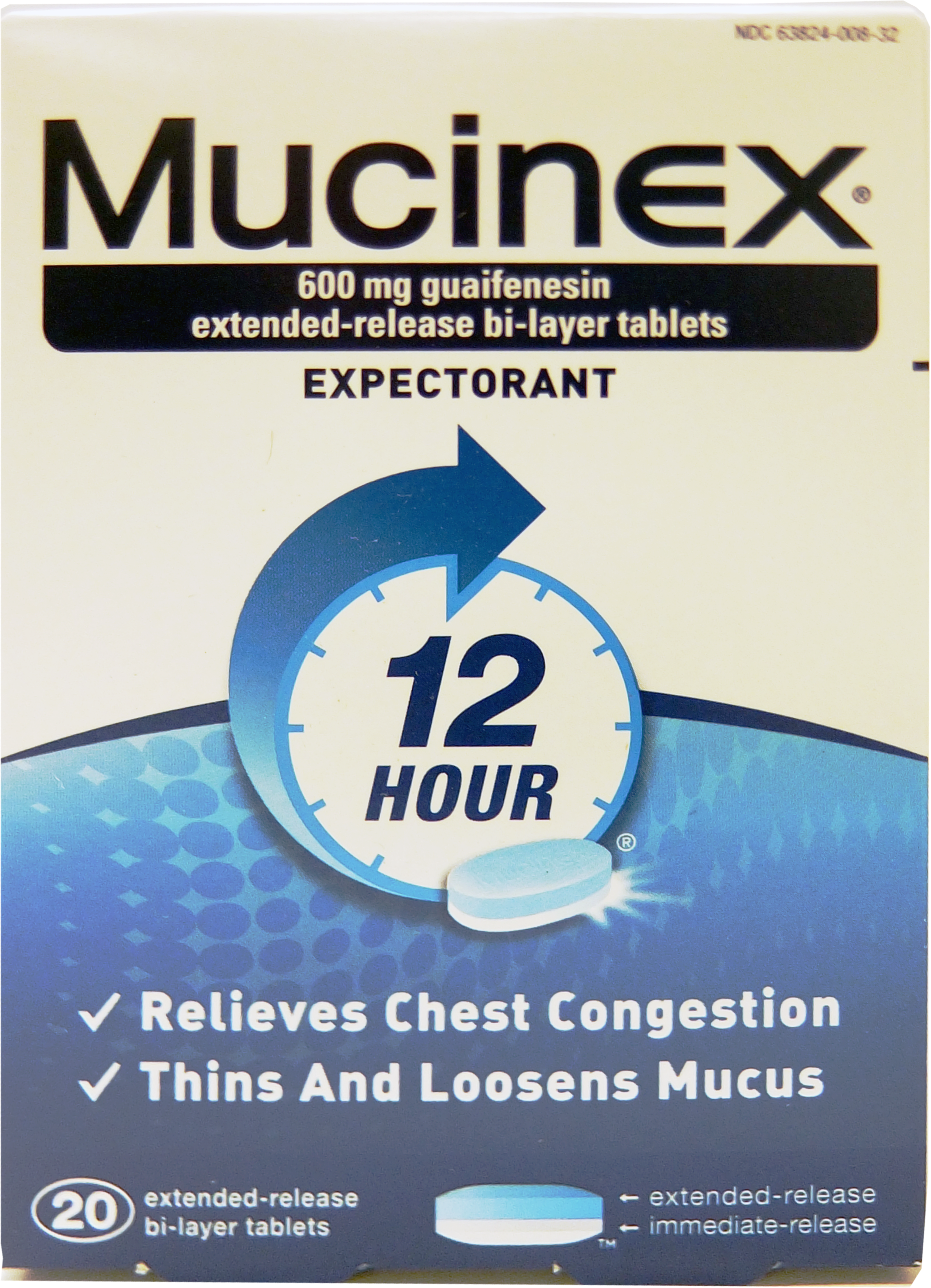 MUCINEX 20CT PSE FREE
