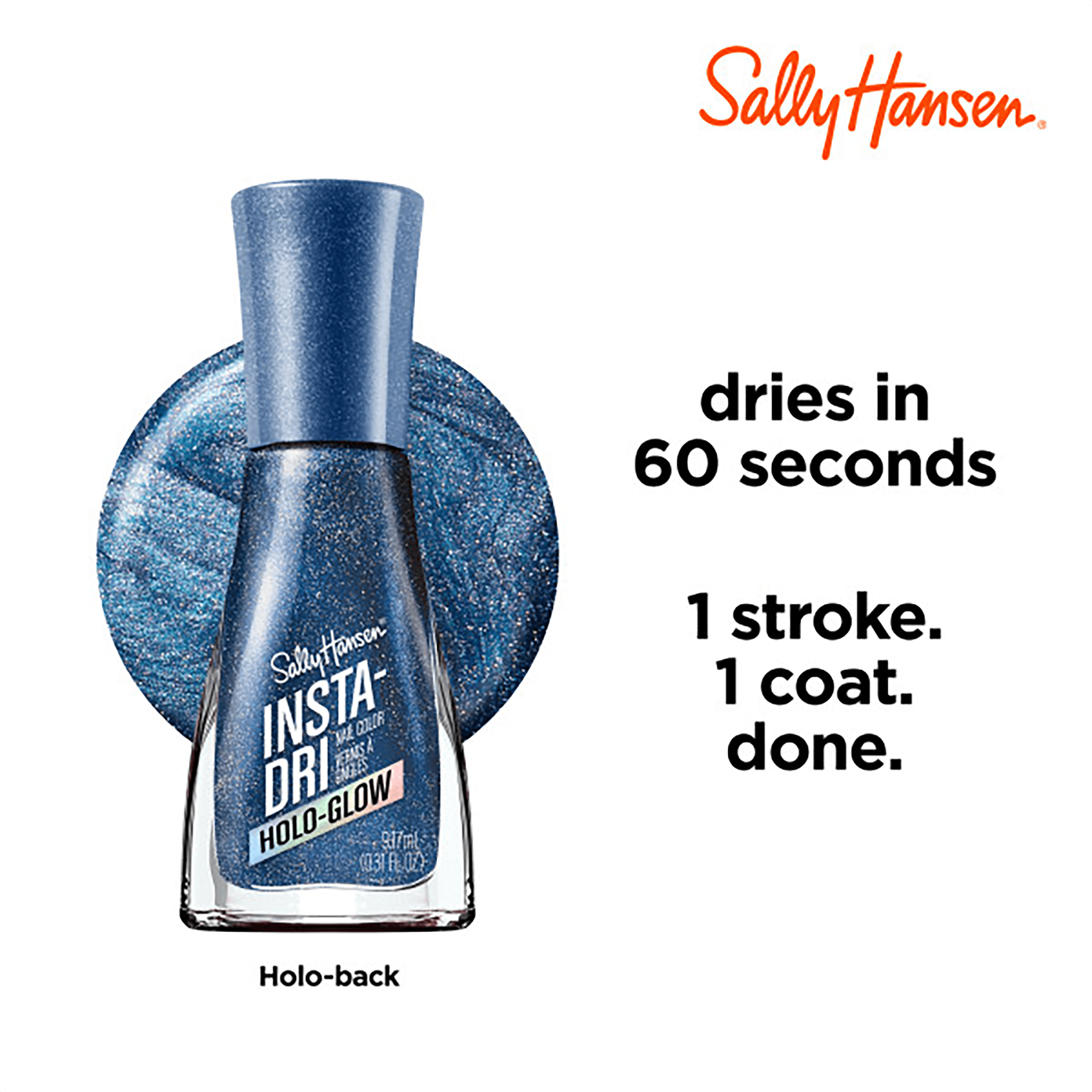 INSTA-DRI NAIL HOLO-BACK
