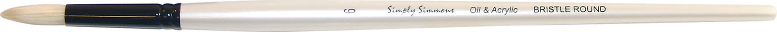 SIMPLY SIMMONS BRISTLE BRUSH ROUND 6
